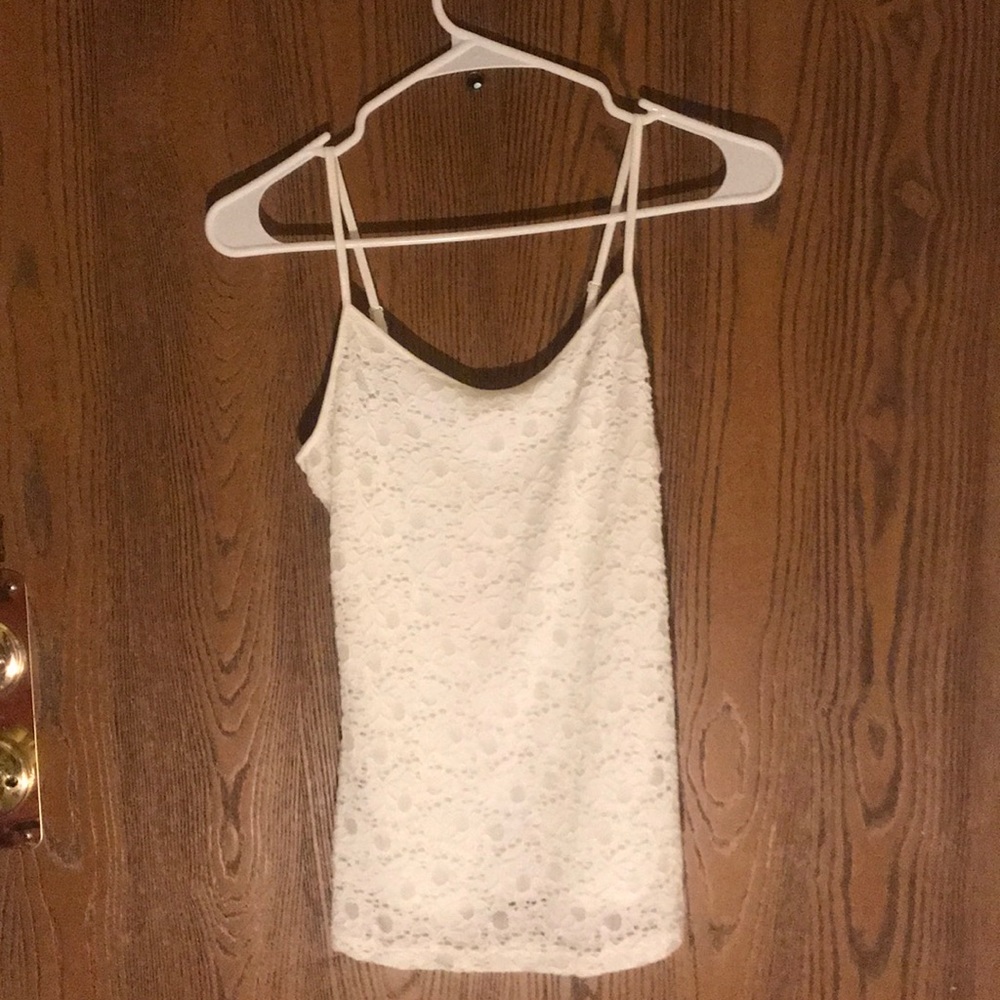 lacey cream colored cami